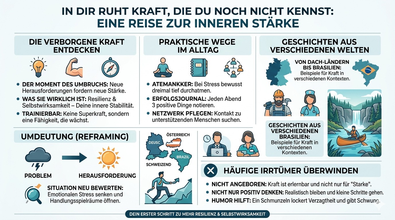 Infografik In dir ruht Kraft, die du noch nicht kennst Infografik In dir ruht Kraft, die du noch nicht kennst