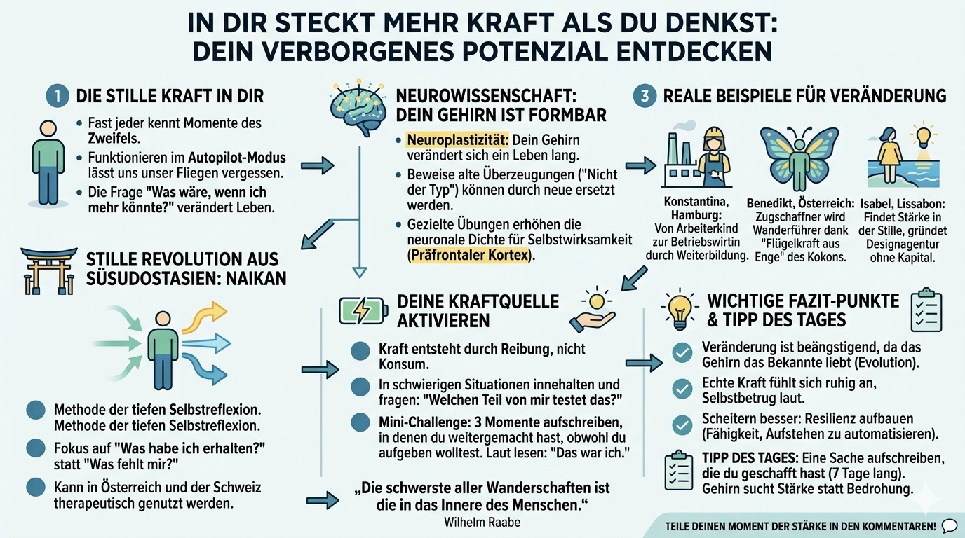 Infografik In dir steckt mehr Kraft als du denkst