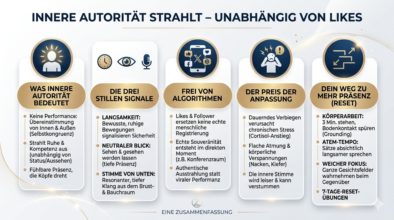 Infografik Innere Autorität strahlt – unabhängig von Likes