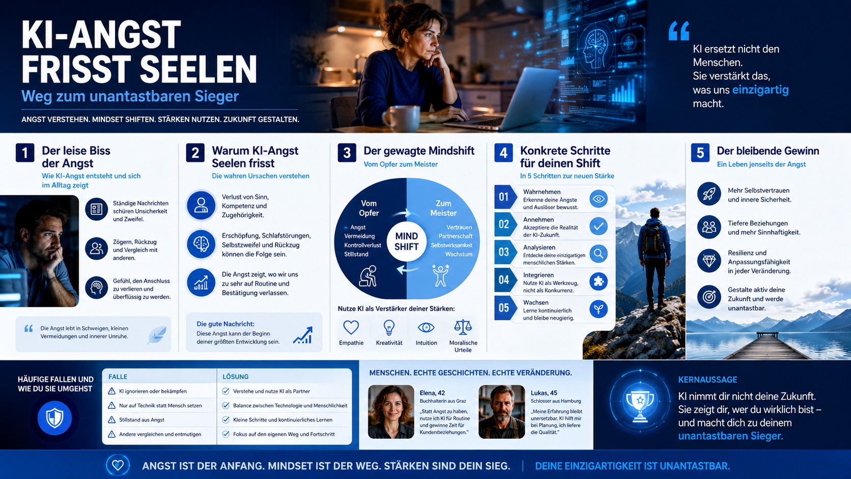Infografik KI Angst frisst Seelen – Weg zum unantastbaren Sieger Infografik KI Angst frisst Seelen – Weg zum unantastbaren Sieger