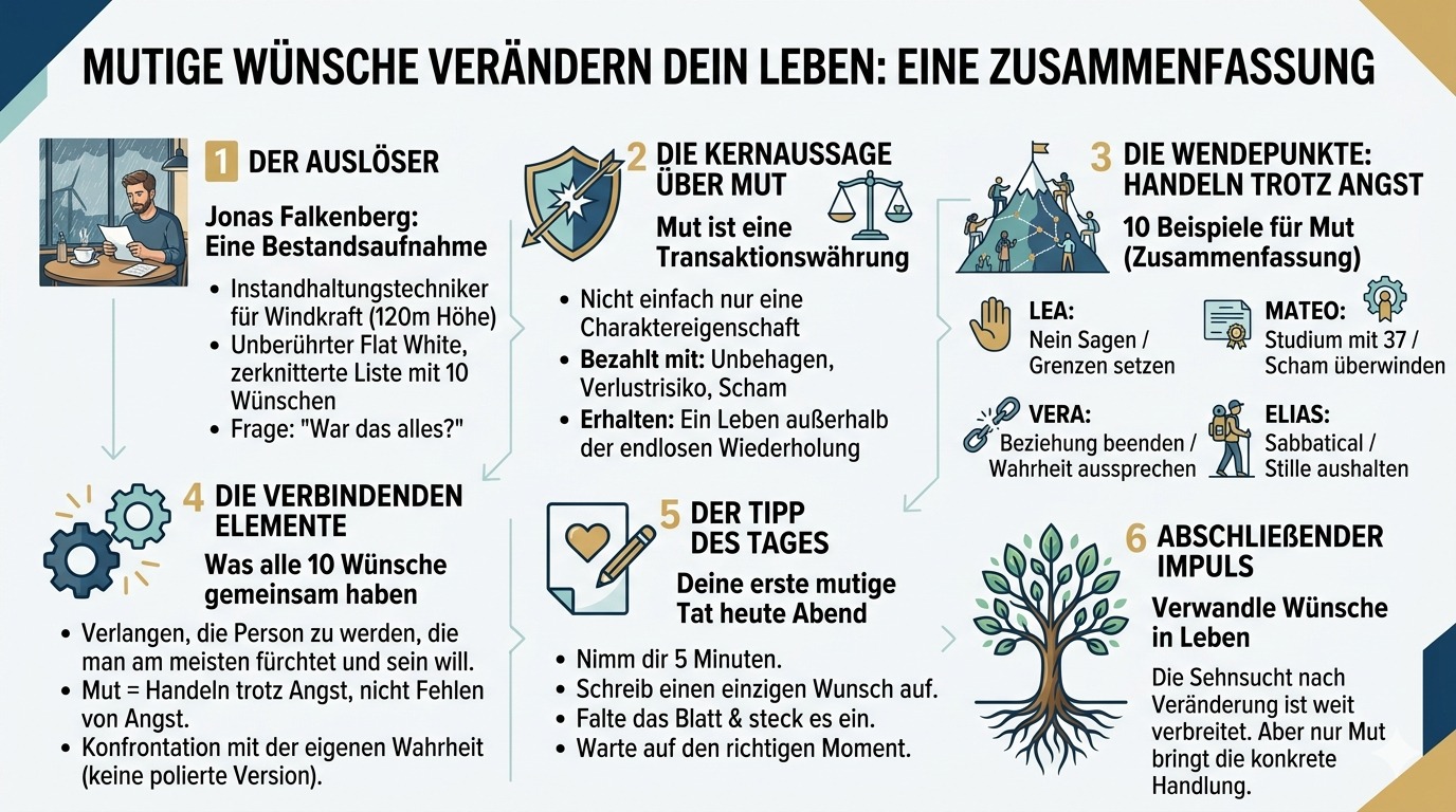 Infografik Mutige Wünsche verändern dein Leben