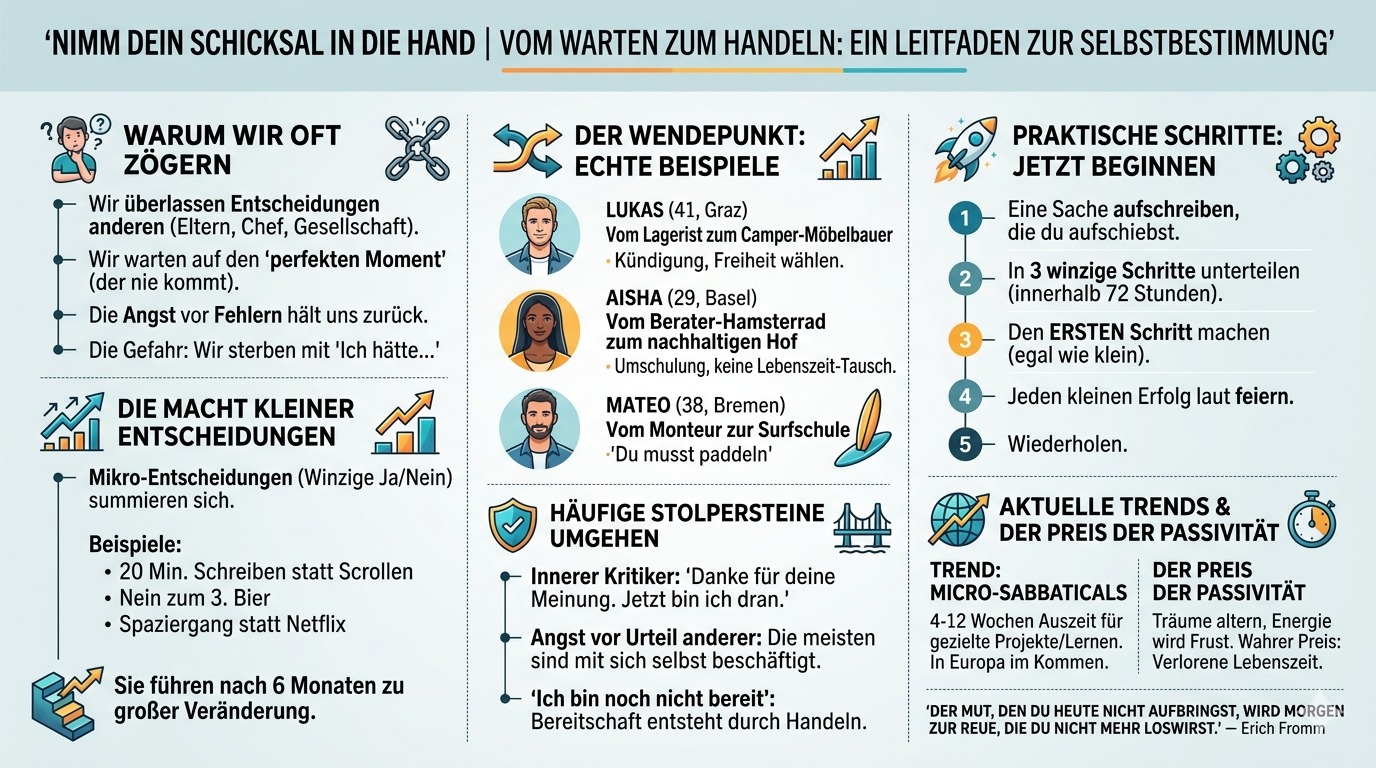 Infografik Nimm dein Schicksal in die Hand