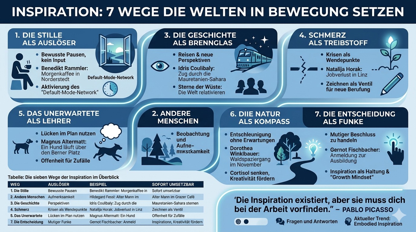 Infografik Sieben Wege die Welten in Bewegung setzen