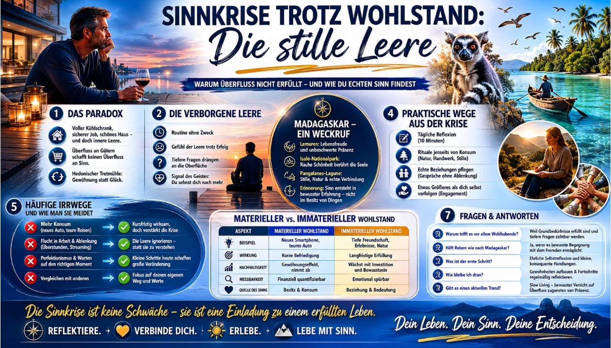 Infografik Sinnkrise trotz Wohlstand Die stille Leere 