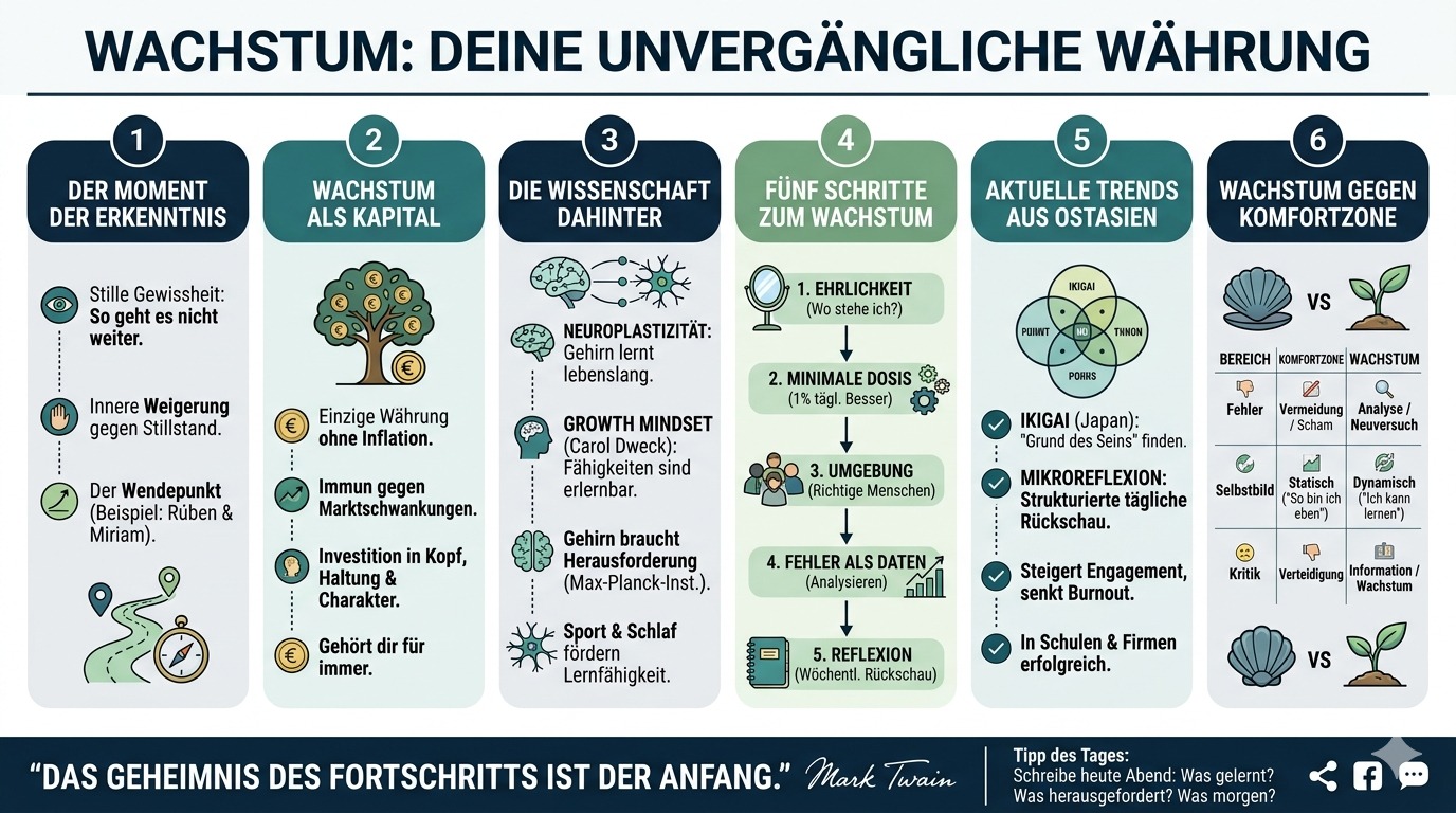 Infografik Wachstum – die Währung, die nie verfällt Infografik Wachstum – die Währung, die nie verfällt