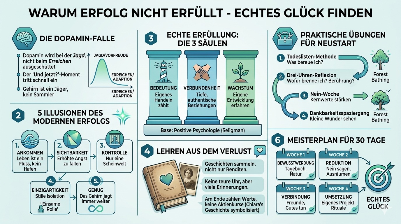 Infografik Warum Erfolg Dich Nicht Erfüllt Echt