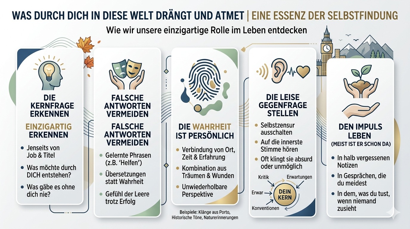 Infografik Was durch dich in diese Welt drängt und atmet