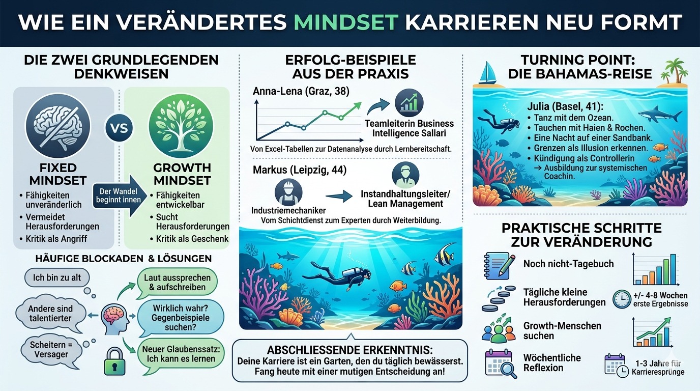 Infografik Wie ein verändertes Mindset Karrieren neu formt