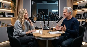 Andy und Silke beim Podcast über Finanzielle Freiheit beginnt im Kopf