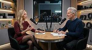 Andy und Silke beim Podcast über Warum deine Worte die Baupläne deiner Zukunft sind