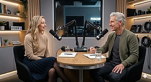 Andy und Silke beim Podcast über Wenn jeden Monat wieder nur gereicht wird