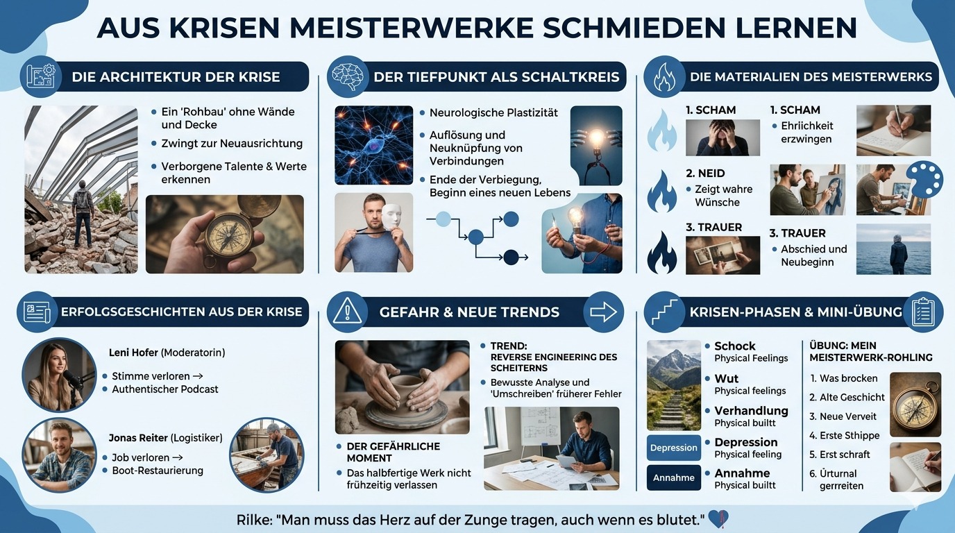 Infografik Aus Krisen Meisterwerke schmieden lernen Infografik Aus Krisen Meisterwerke schmieden lernen