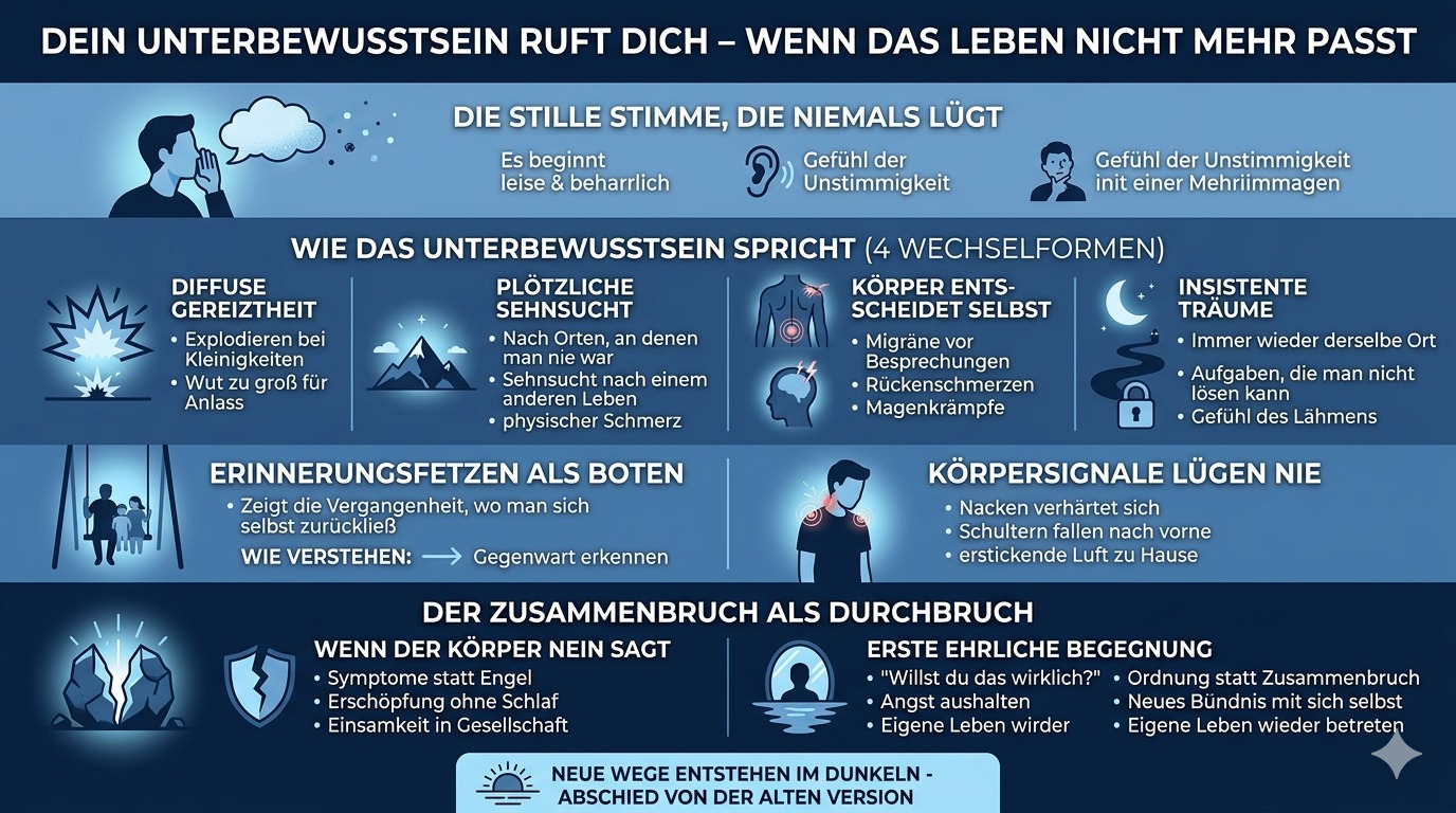 Infografik Dein Unterbewusstsein ruft dich schon lange