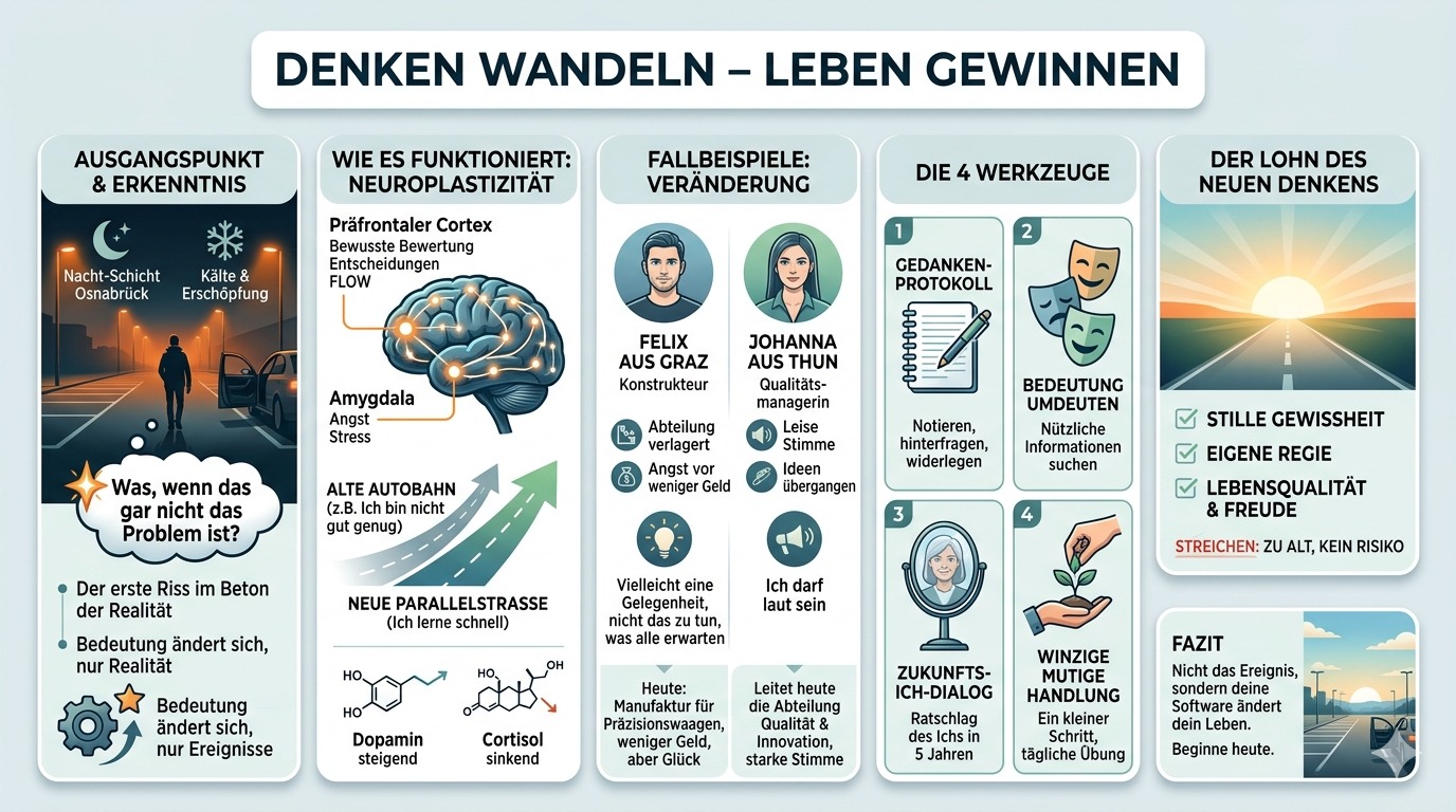Infografik Denken wandeln – Leben gewinnen