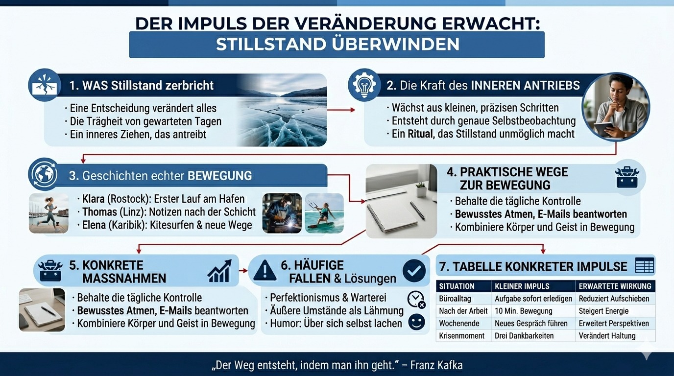 Infografik Der Impuls der Veränderung erwacht