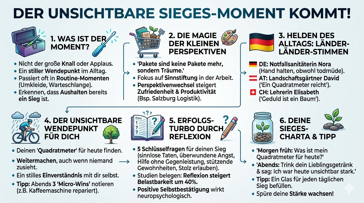Infografik Der unsichtbare Sieges Moment kommt!