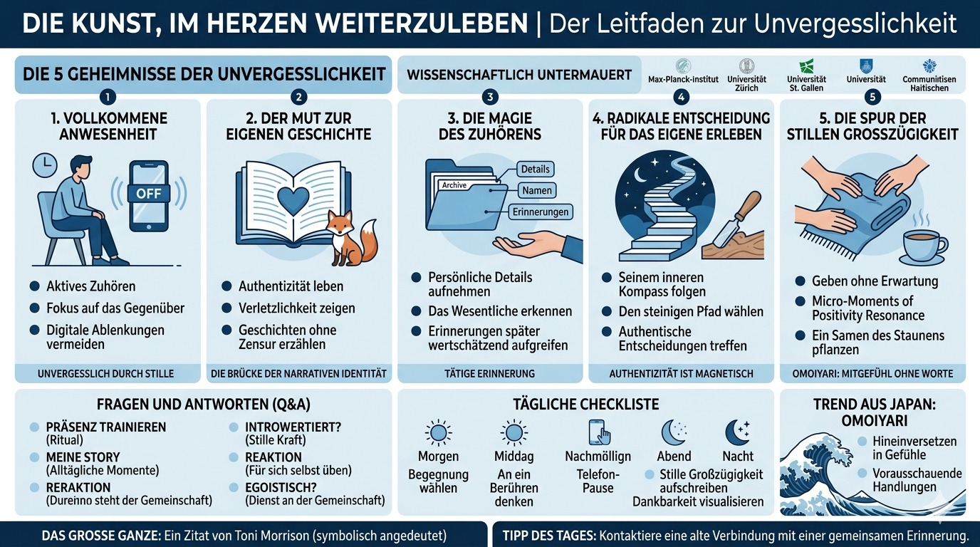 Infografik Die Kunst, im Herzen weiterzuleben