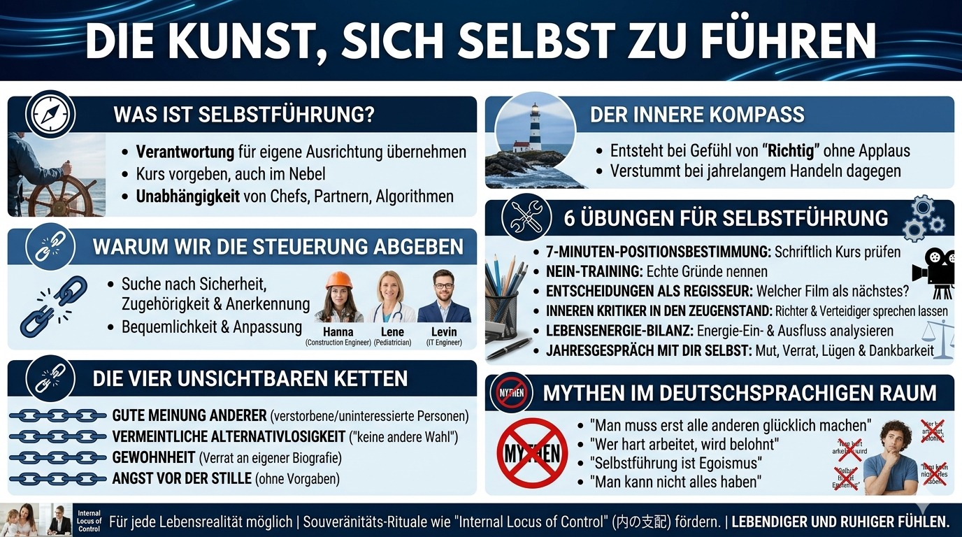 Infografik Die Kunst, sich selbst zu führen Infografik Die Kunst, sich selbst zu führen