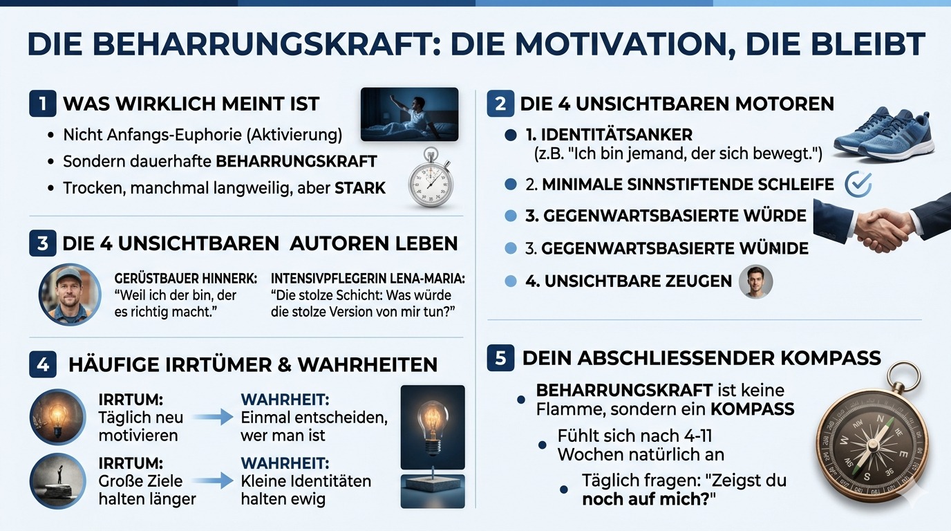 Infografik Die Motivation, die bleibt, wenn alles andere vergeht