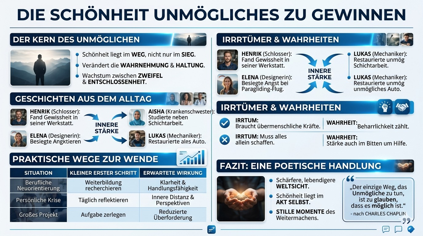 Infografik Die Schönheit Unmögliches zu gewinnen 