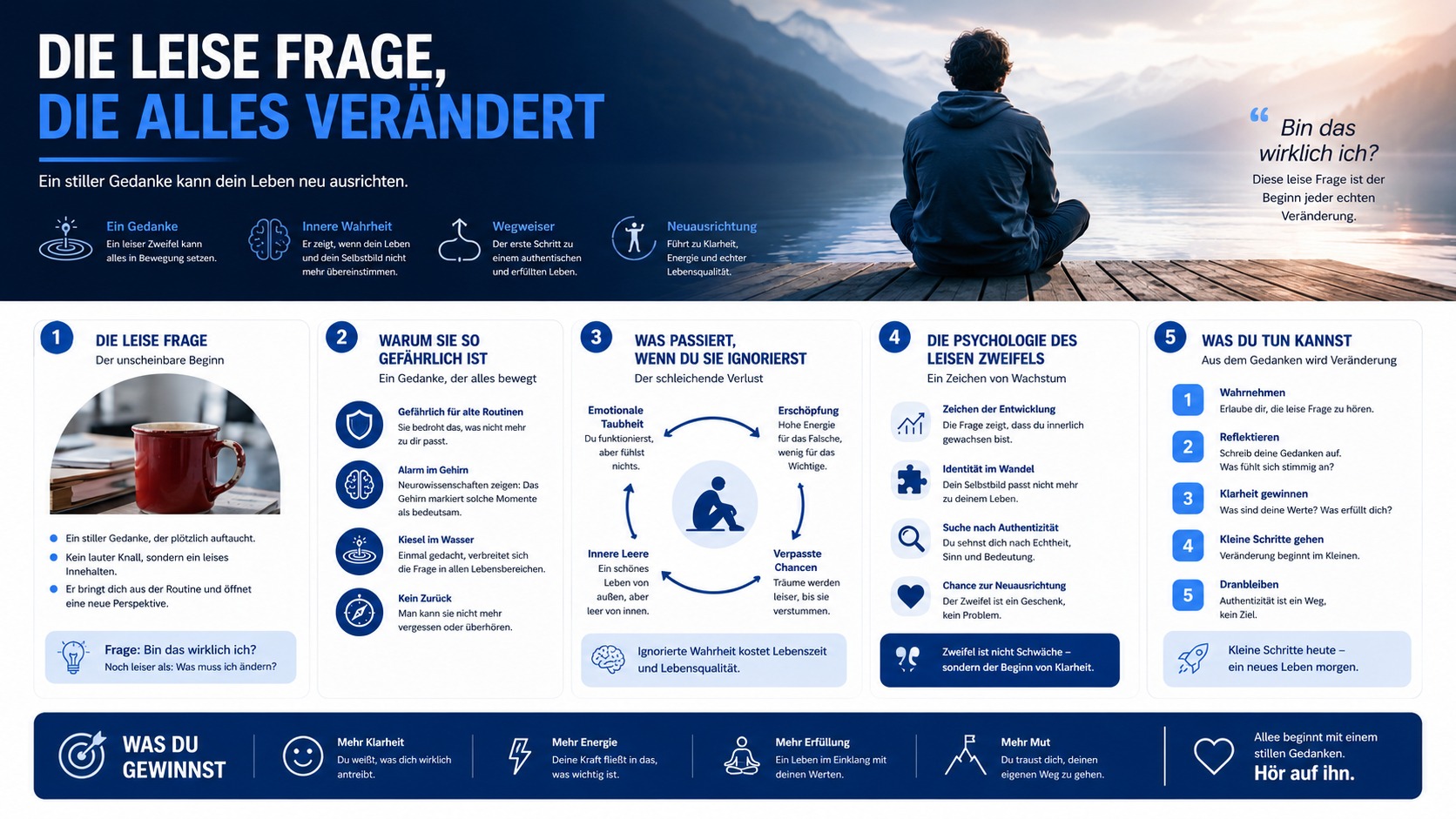 Infografik Die leise Frage, die alles verändert