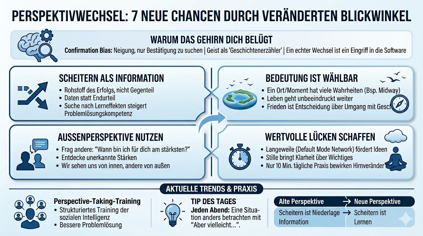 Infografik Die sieben Türen, die du noch nicht geöffnet hast