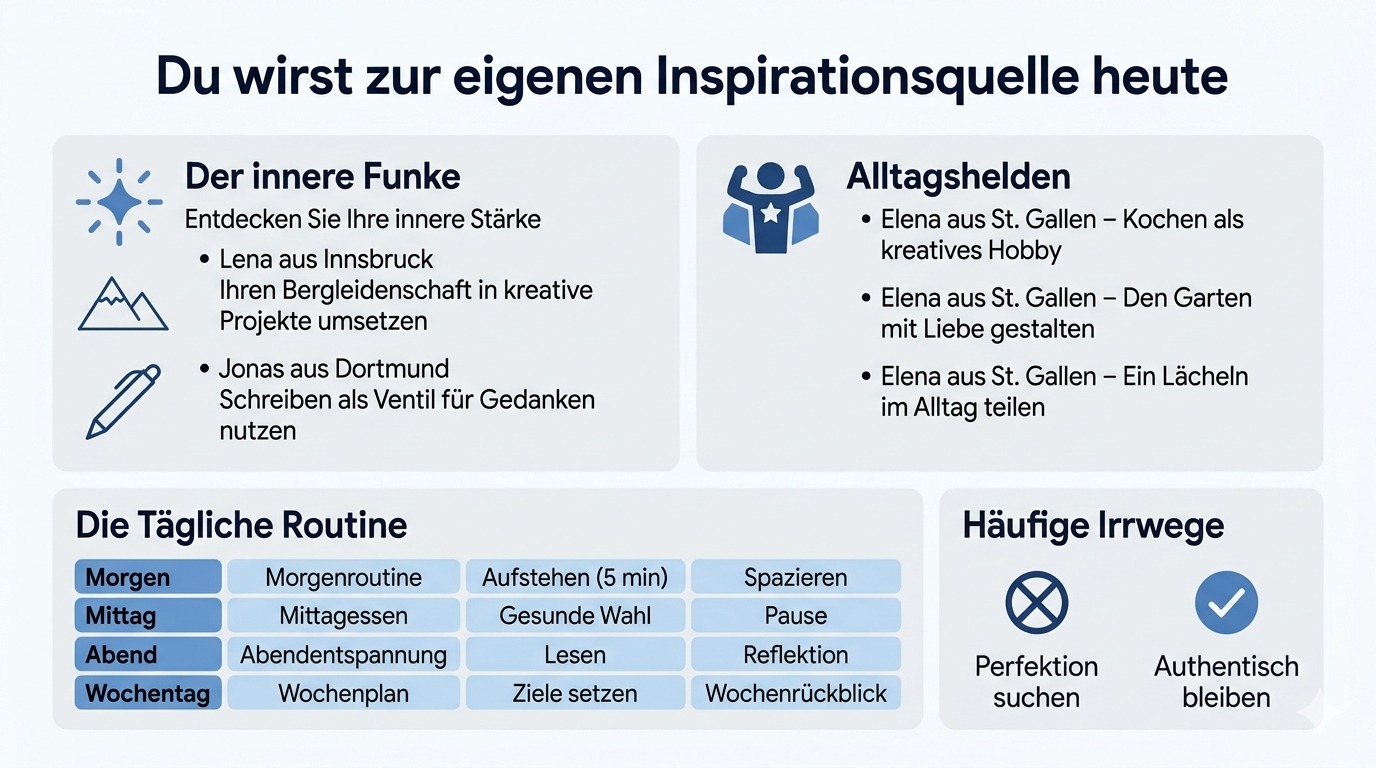 Infografik Du wirst zur eigenen Inspirationsquelle heute Infografik Du wirst zur eigenen Inspirationsquelle heute