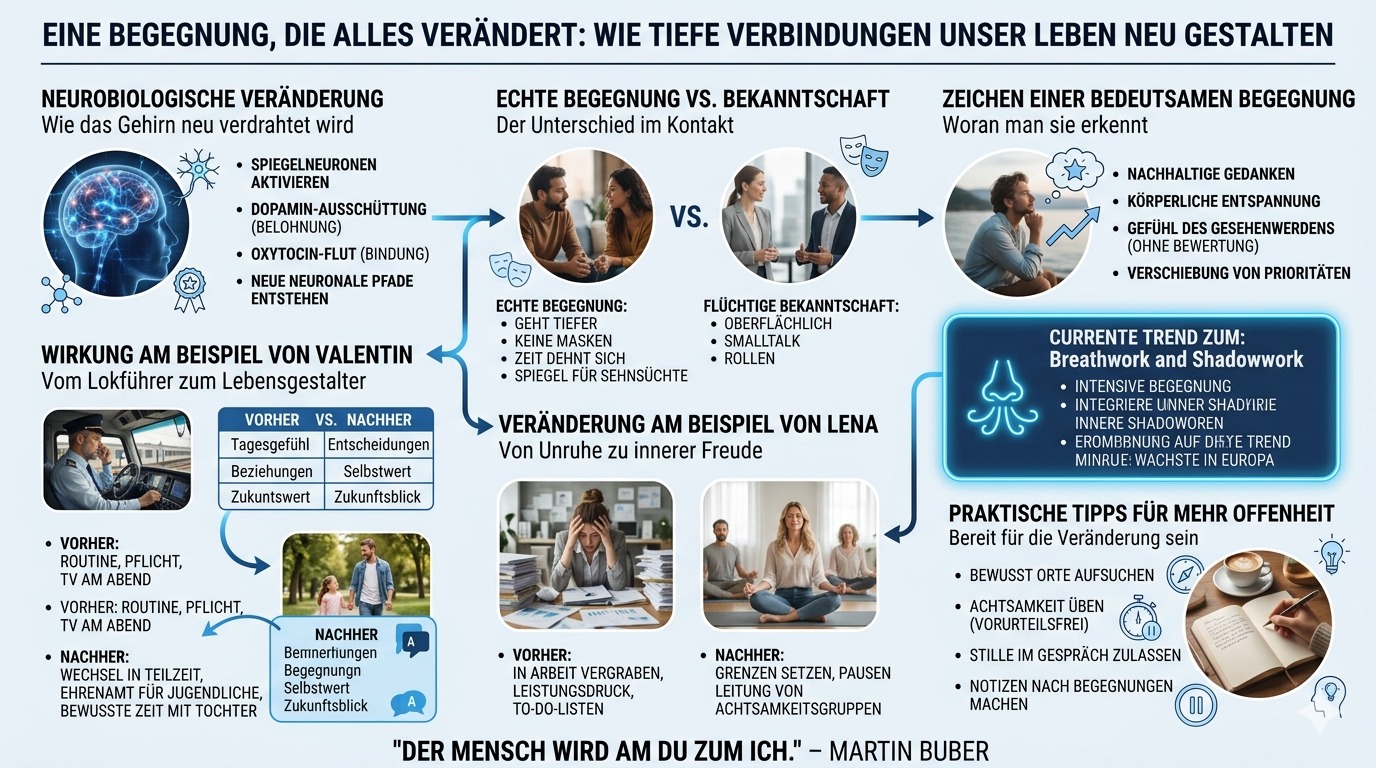Infografik Eine Begegnung, die alles verändert