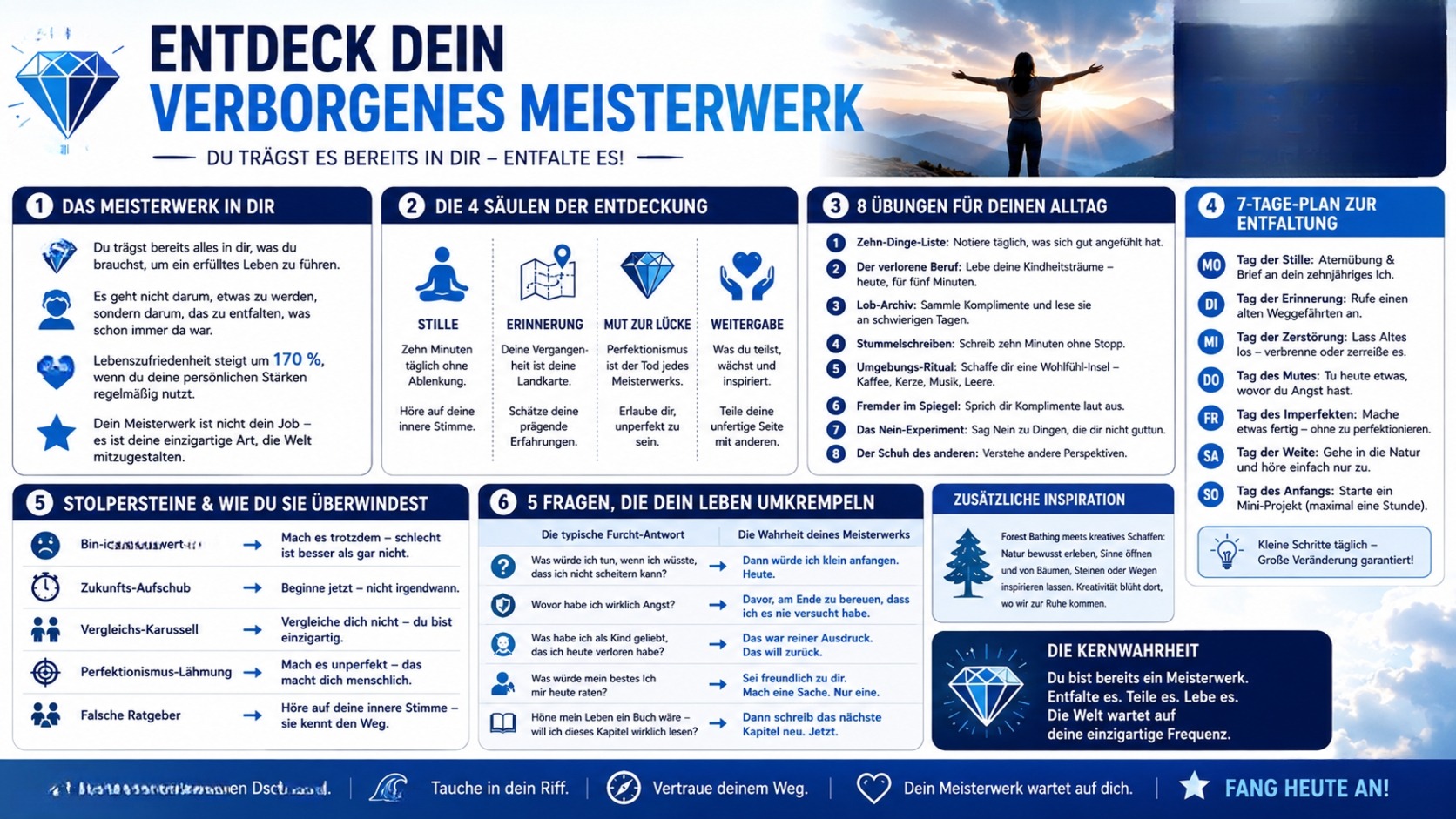 Infografik Entdeck dein verborgenes Meisterwerk