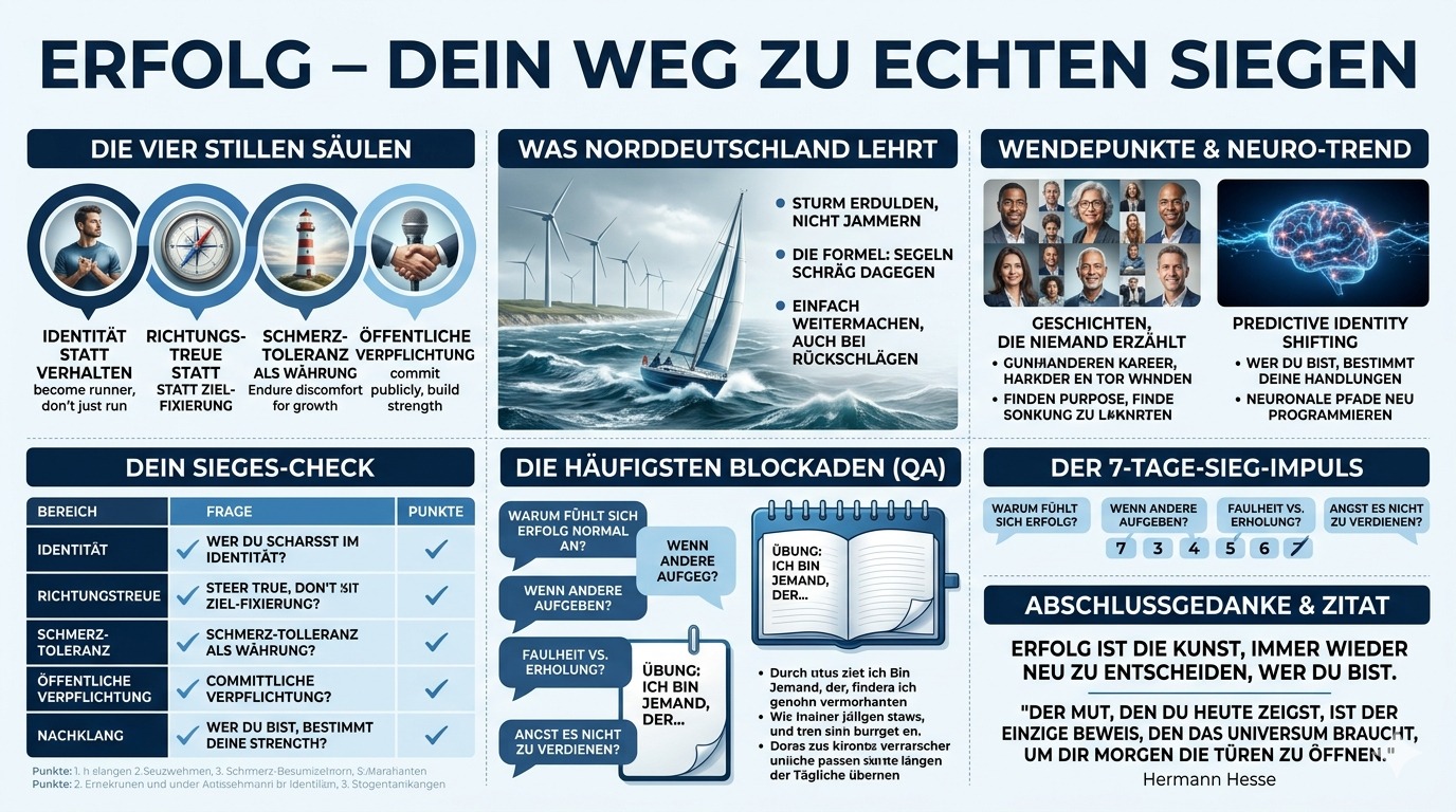 Infografik Erfolg – dein Weg zu echten Siegen Infografik Erfolg – dein Weg zu echten Siegen