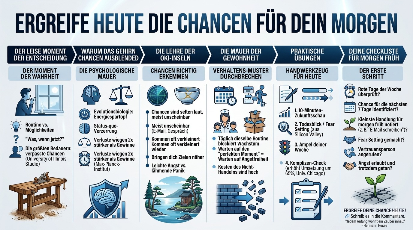 Infografik Ergreife Heute Die Chancen Für Dein Morgen
