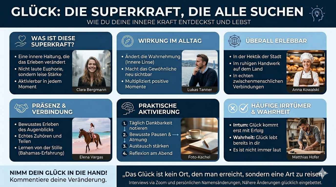 Infografik Glück Die Superkraft Die Alle Suchen 