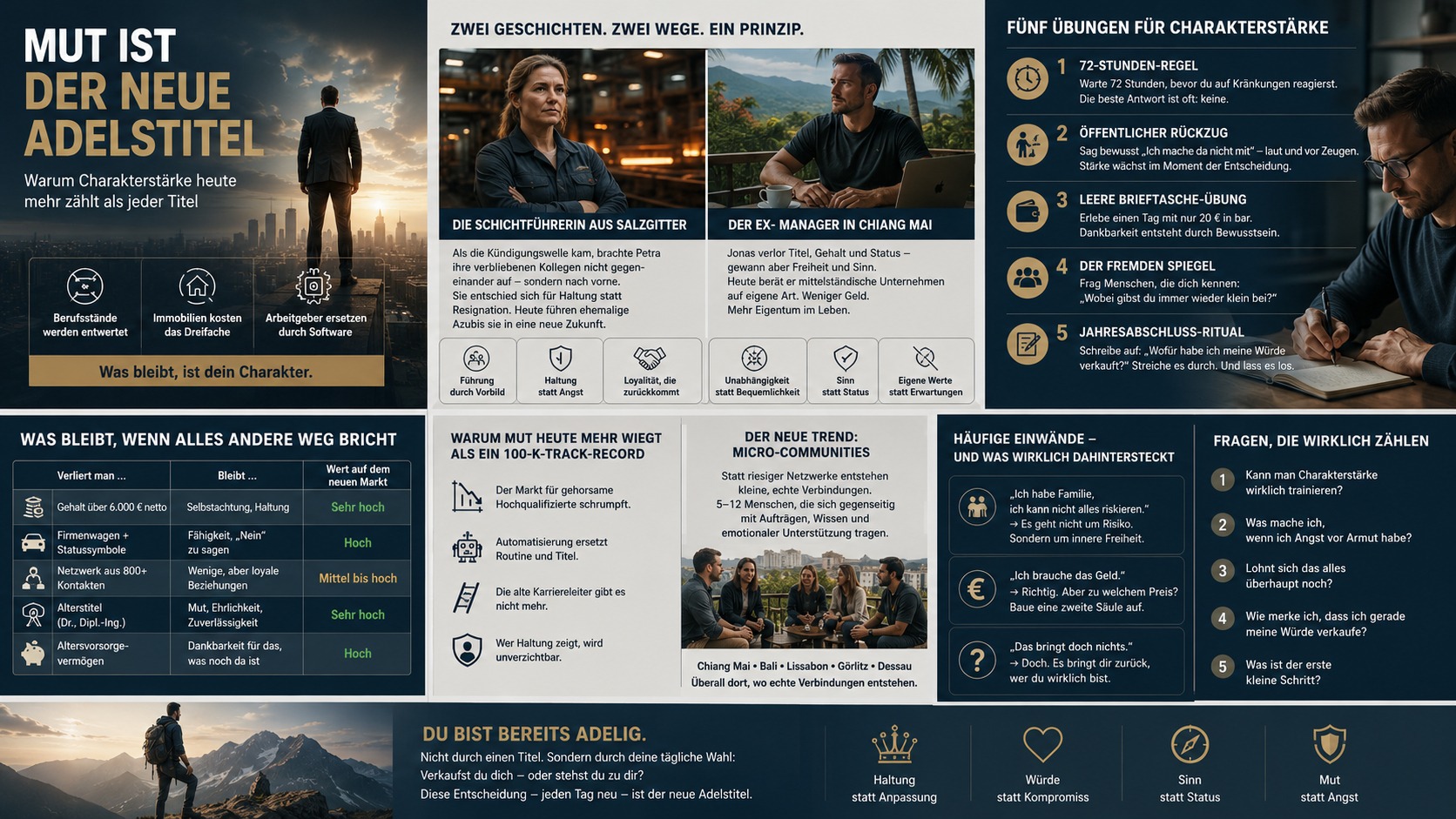 Infografik Mut ist der neue Adelstitel