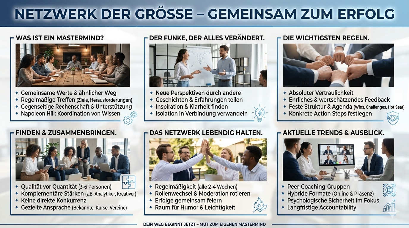 Infografik Netzwerk der Größe – Menschen die dich tragen