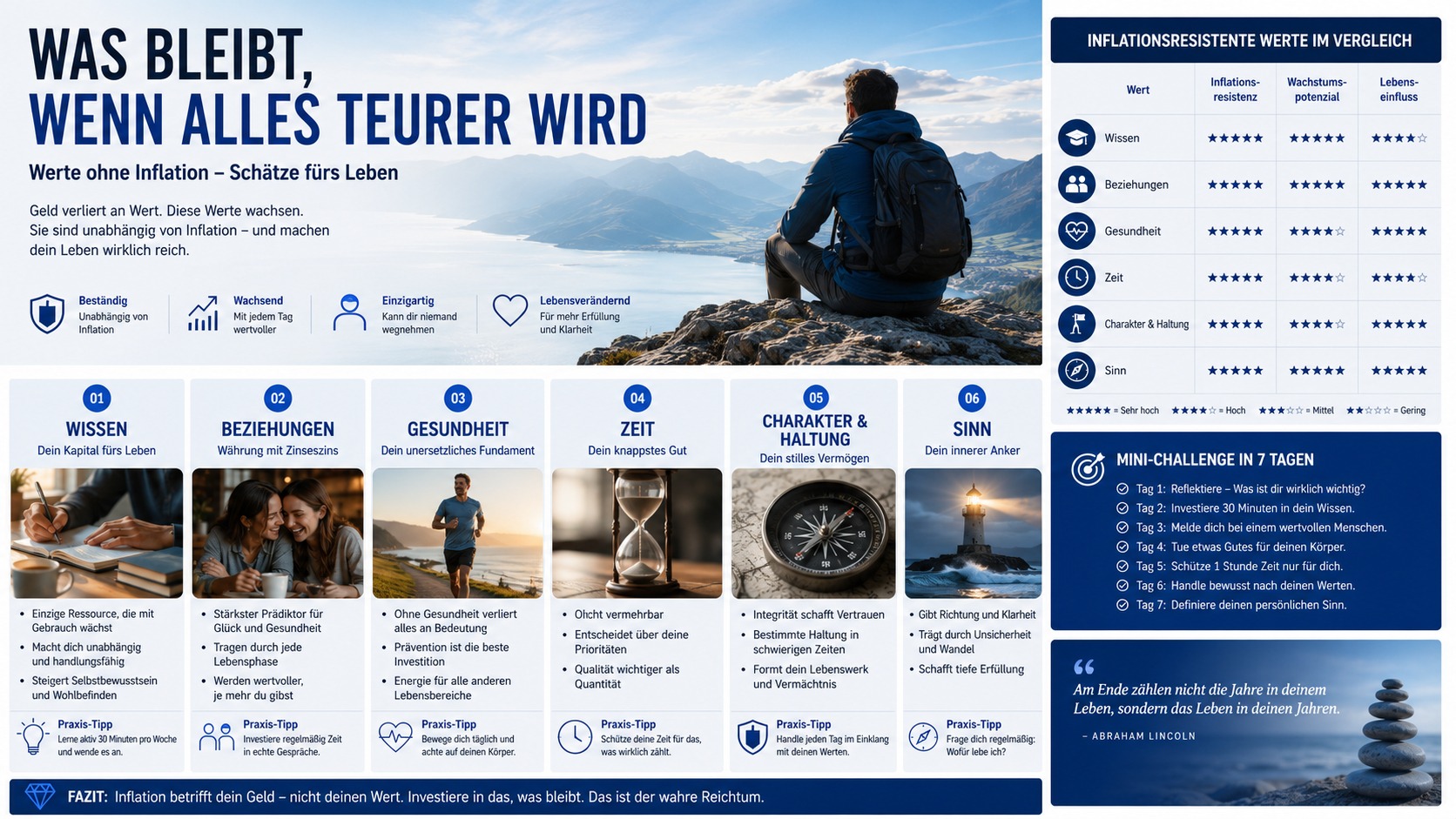 Infografik Was bleibt, wenn alles teurer wird