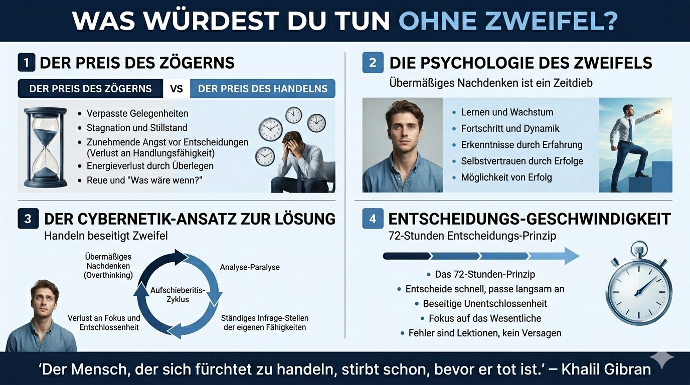 Infografik Was würdest du tun, ohne Zweifel