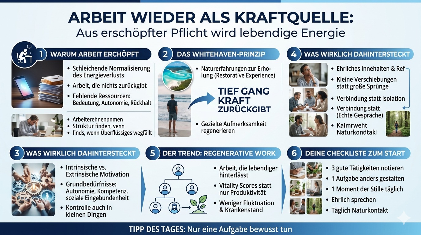 Infografik Wenn Arbeit wieder Energie schenkt statt raubt