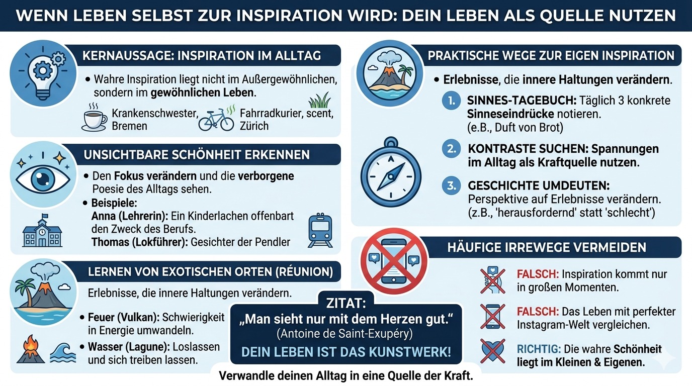 Infografik Wenn Leben Selbst Zur Inspiration Wird 