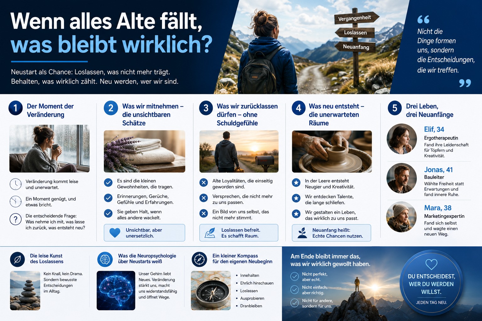 Infografik Wenn alles Alte fällt, was bleibt wirklich