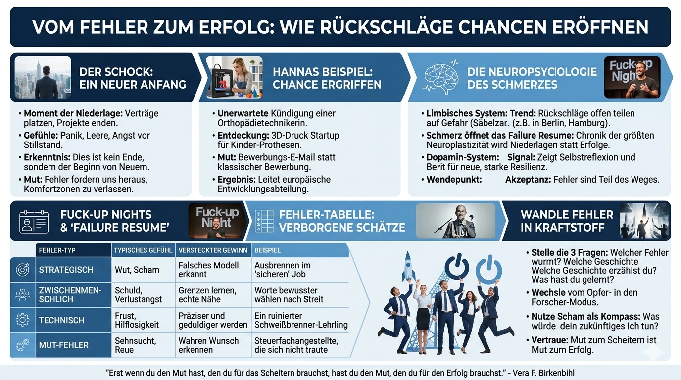 Infografik Wenn ein Fehler dich zum größten Erfolg führt Infografik Wenn ein Fehler dich zum größten Erfolg führt