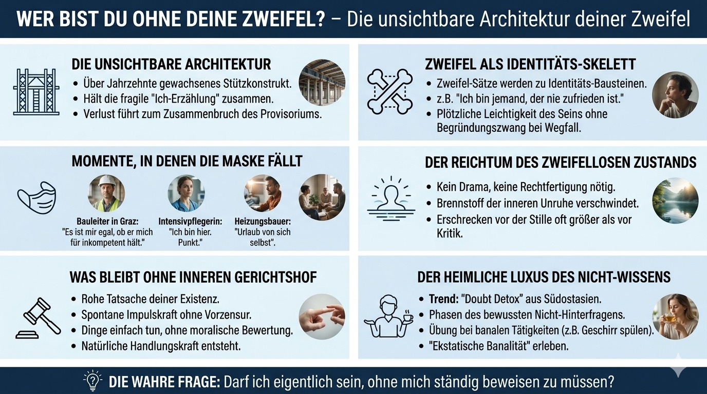 Infografik Wer bist du ohne deine Zweifel