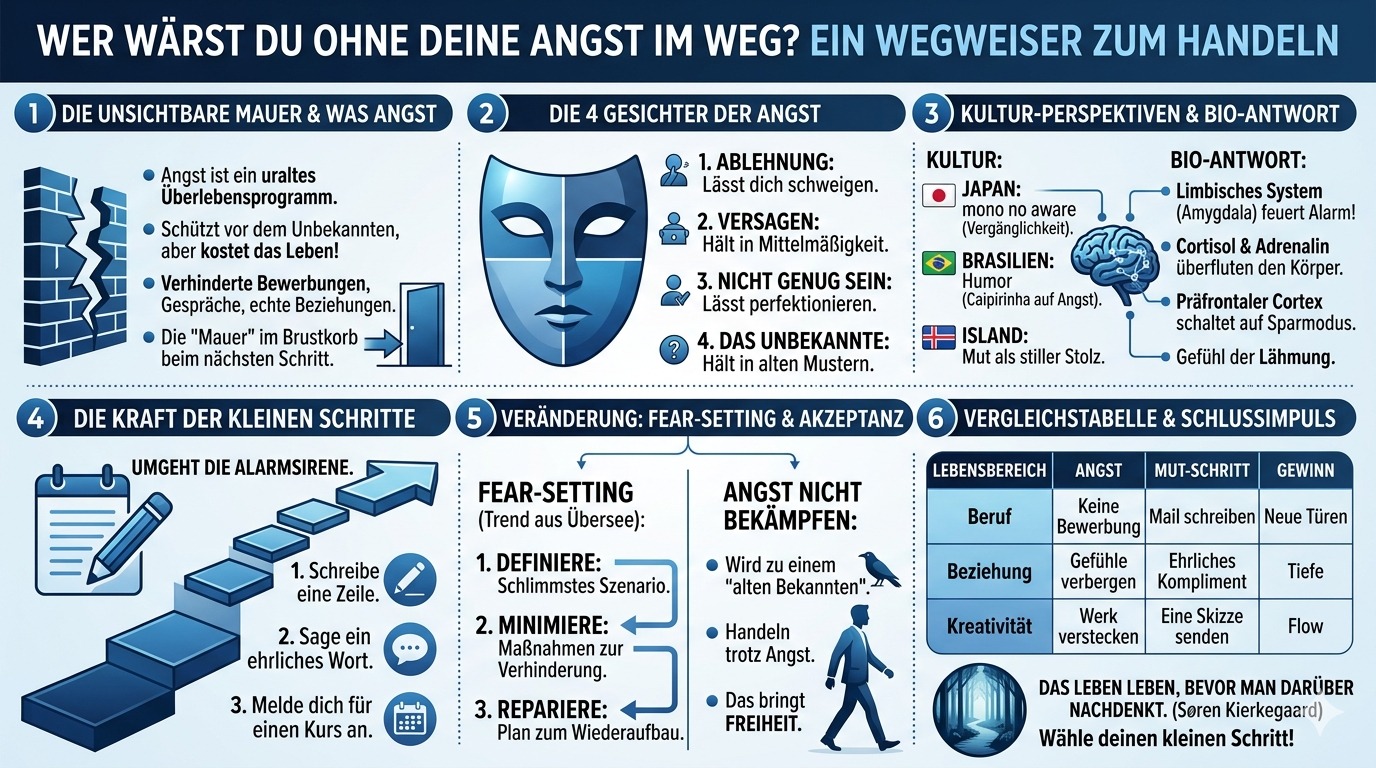 Infografik Wer wärst du ohne deine Angst im Weg