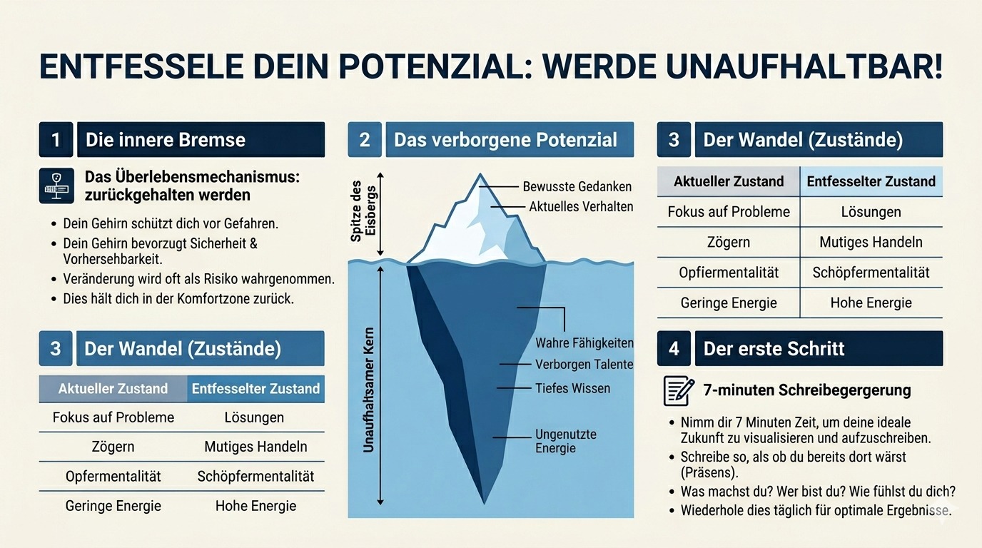nfografik Entfessele dein Potenzial, werde unaufhaltbar! nfografik Entfessele dein Potenzial, werde unaufhaltbar!