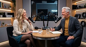 Andy und Silke beim Podcast über 7 Tage Mut Mini Experimente des Lebens