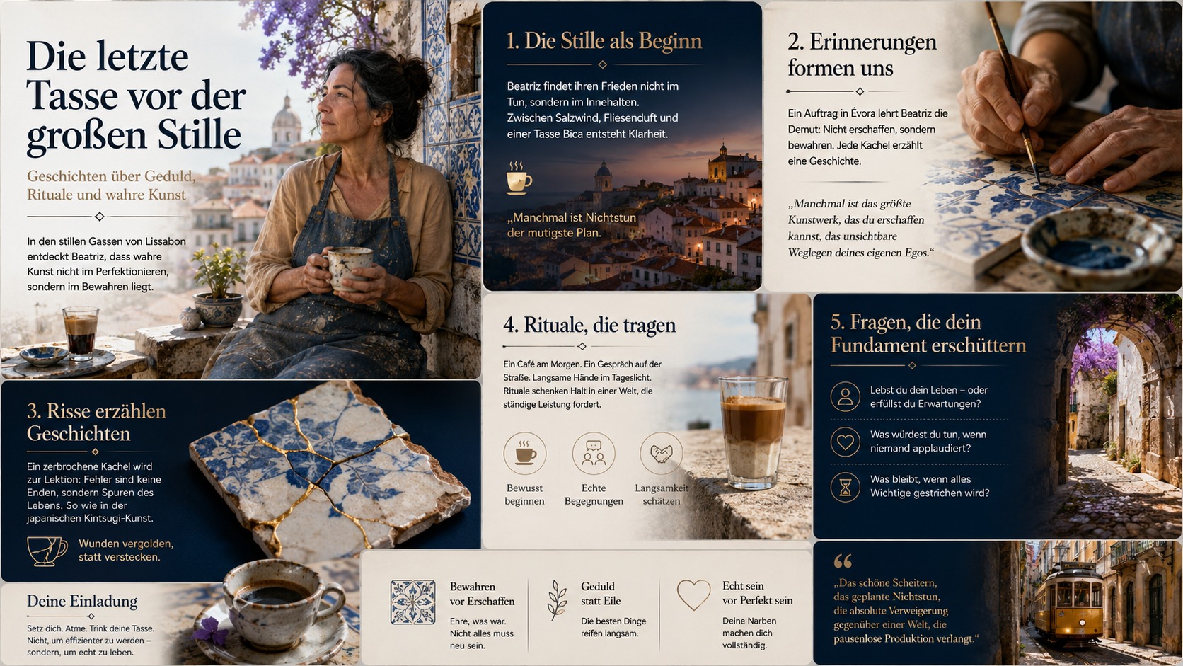 Infografig Die letzte Tasse vor der großen Stille Infografig Die letzte Tasse vor der großen Stille
