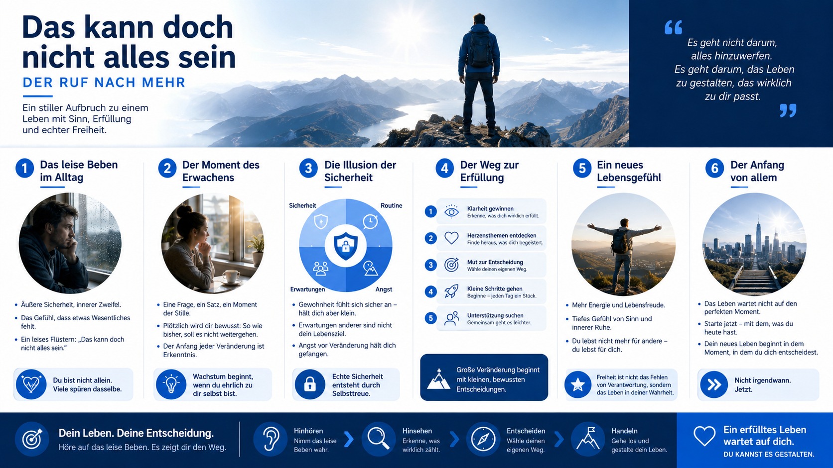 Infografik Das kann doch nicht alles sein – Der Ruf nach mehr Infografik Das kann doch nicht alles sein – Der Ruf nach mehr