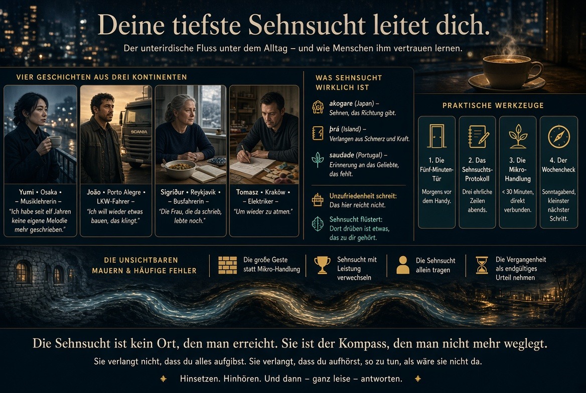 Infografik Deine tiefste Sehnsucht leitet dich.