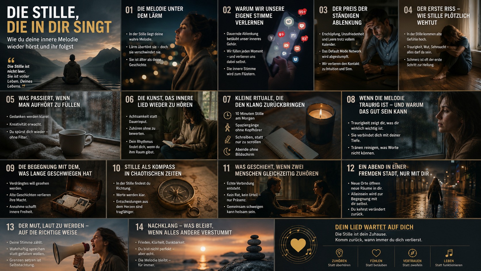 Infografik Die Stille, die in dir singt