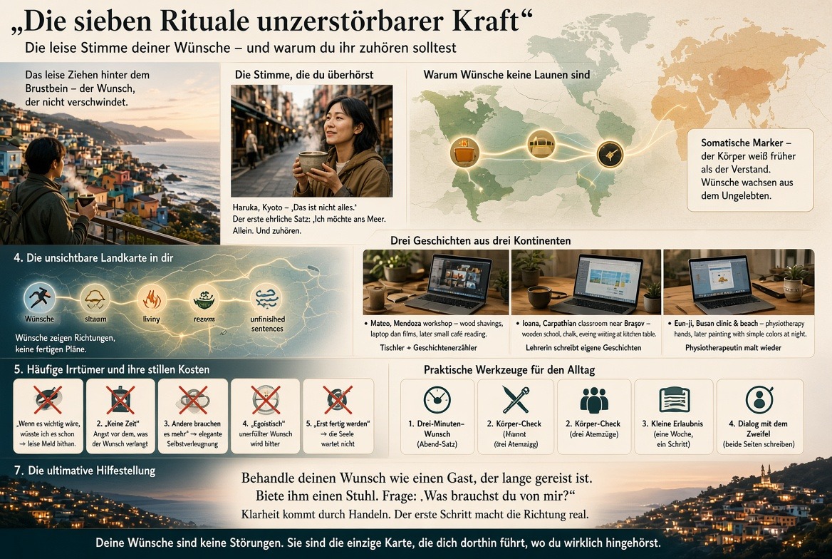 Infografik Die sieben Rituale unzerstörbarer Kraft Infografik Die sieben Rituale unzerstörbarer Kraft