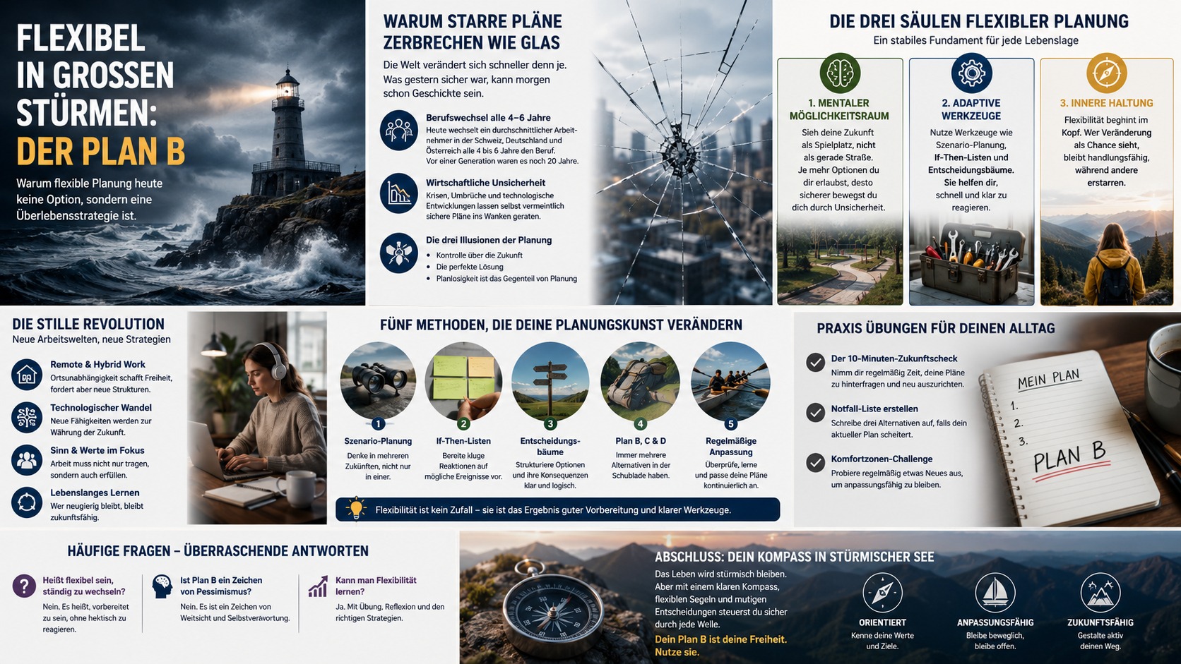 Infografik Flexibel in großen Stürmen Der Plan B